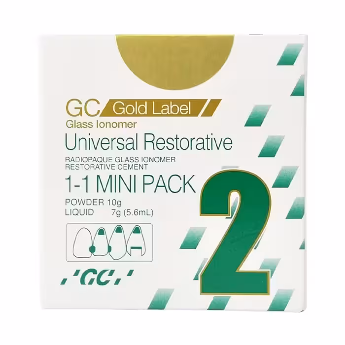 چسب دندان جی سی مدل سلف حجم 8 میلی لیتر مجموعه 2 عددی