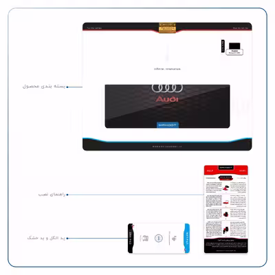 برچسب پوششی ماهوت مدل Audi AG مناسب برای تبلت هوآوی Matepad T10 2020 AGS-L09