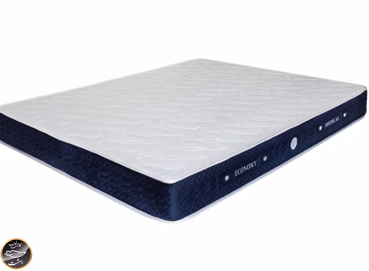 تشک مدیکال اقتصادی یک نفره سایز 120x200 سانتی متر بدون مموری فوم (فول طبی - بدون فنر)