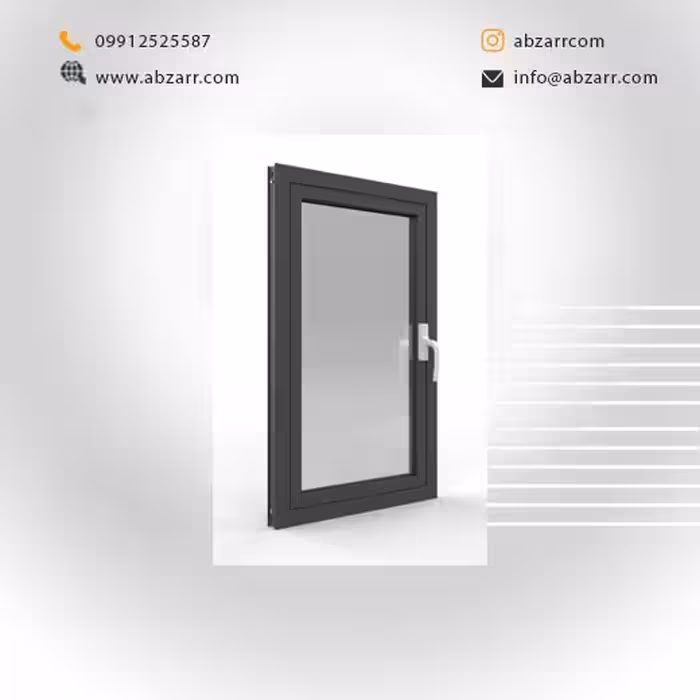 پنجره آلومینیوم اندازه 1/2 در 2 (( اقساط یک ساله ))
