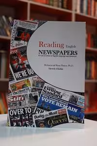 Reading English newspaper