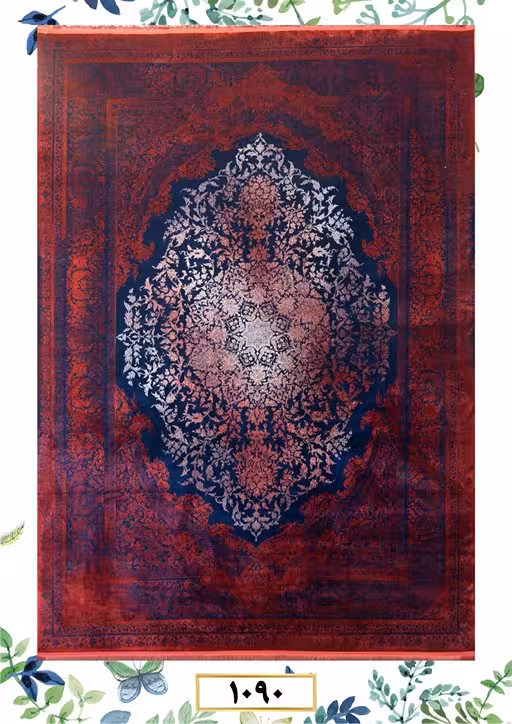 فرش ماشینی گلبرجسته 1200 شانه آکرلیک کاشان – پرداخت قسطی