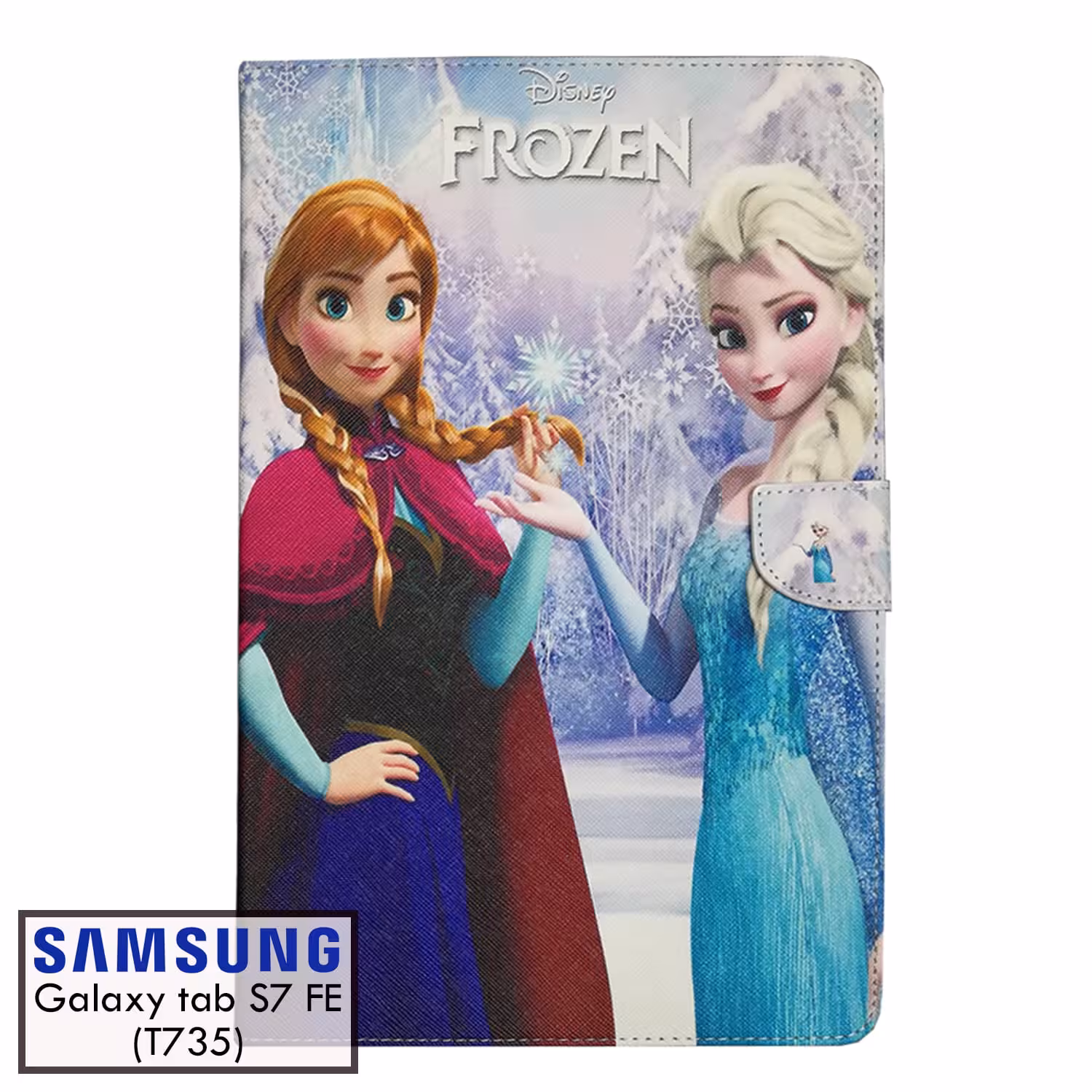 کیف کلاسوری طرح السا و آنا 1 | تبلت سامسونگ Tab S7 FE (T730-T735)