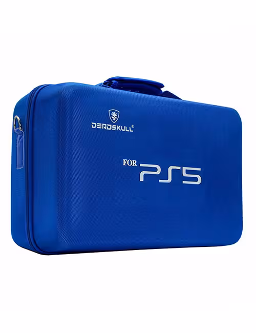 کیف حمل PS5 مدل Dead Skull آبی