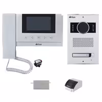 مجموعه دربازکن تصویری برایتون مدل 4310-2001 یک طبقه به همراه محافظ ولتاژ مانیتور