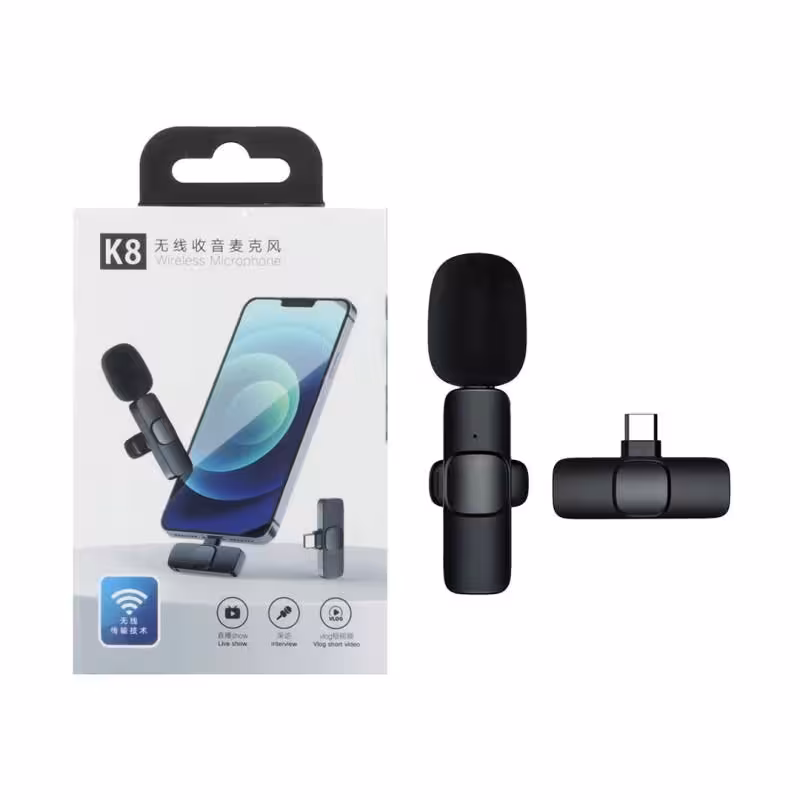 میکروفن یقه ای WIRELESS K8