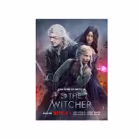 متال پوستر مستر پیکد طرح The Witcher کد PCD-MB1015