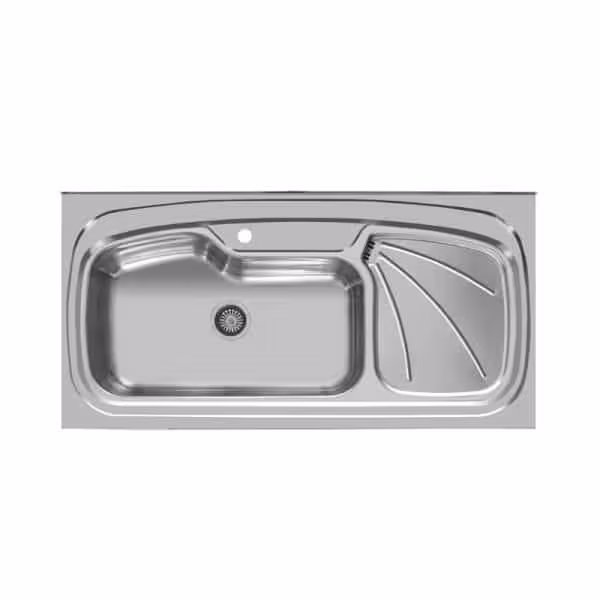 سینک ظرفشویی روکار 134 اخوان لگن چپ