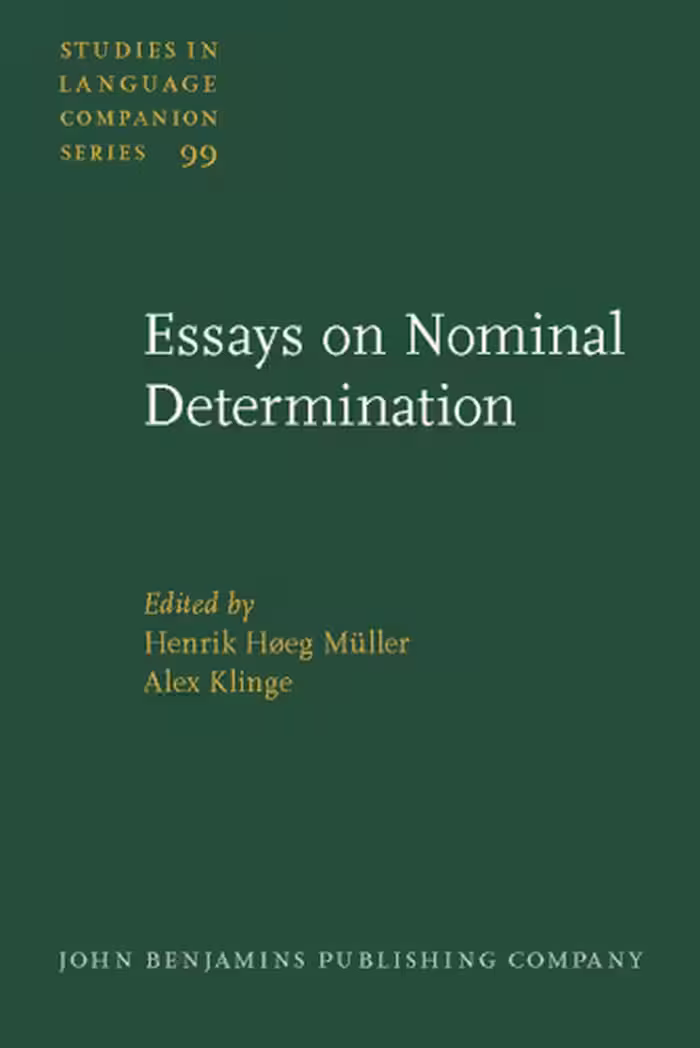 خرید و دانلود نسخه کامل کتاب Essays on Nominal Determination: From morphology to discourse management (Studies in Language Companion Series)