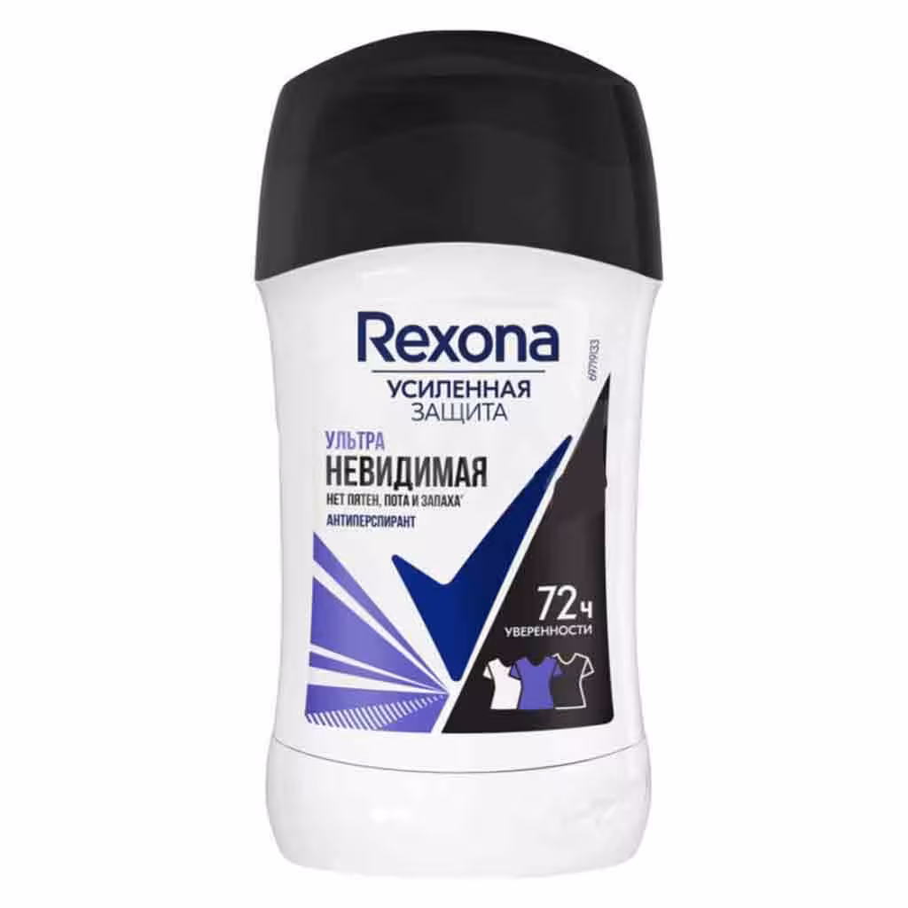 استیک ضد تعریق روسی رکسونا Rexona Invisible Confidence مناسب بانوان 40 میل