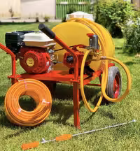 سم پاش فرغونی 100 لیتری با 50 متر شیلنگ