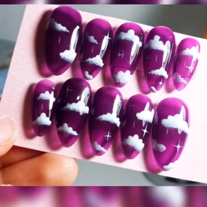 ناخن مصنوعی جنس ژل کاشت چندبار مصرف با طرح های دلخواه شما