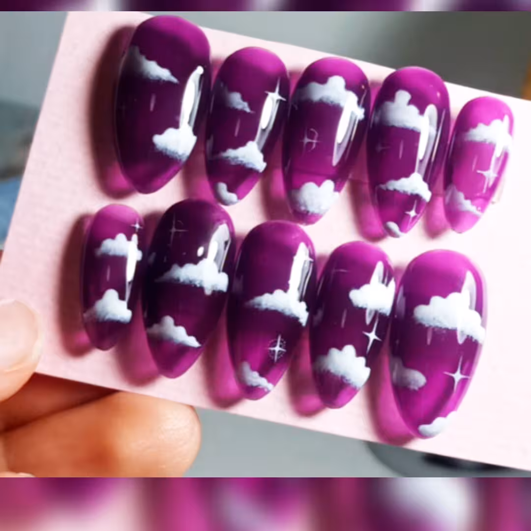 ناخن مصنوعی جنس ژل کاشت چندبار مصرف با طرح های دلخواه شما