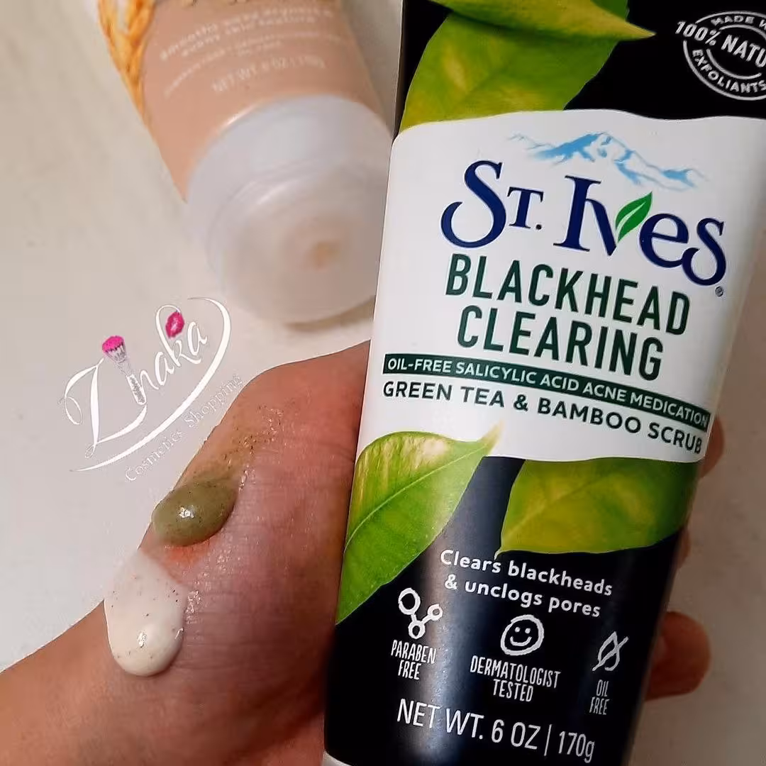 اسکراب لایه بردار پوست اس تی.ایوز مدل Black Head Clearing ، عصاره درخت چای