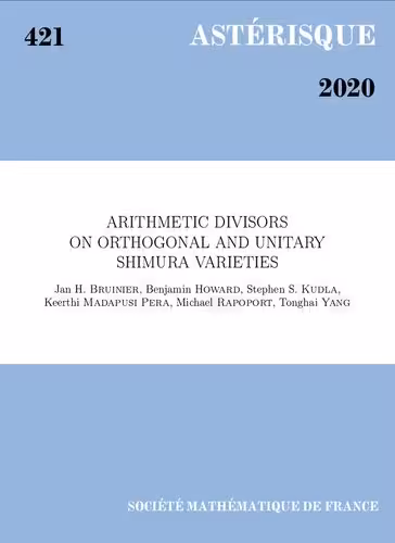 خرید و دانلود نسخه کامل کتاب Arithmetic Divisors on Orthogonal and Unitary Shimura Varieties
