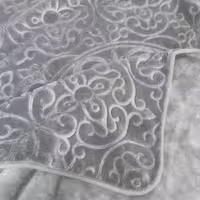 پتوی گلبافت پلی استر یکنفره طوسی 350/80