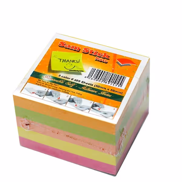 کاغذ یادداشت چسب دار بسته 400 عددی