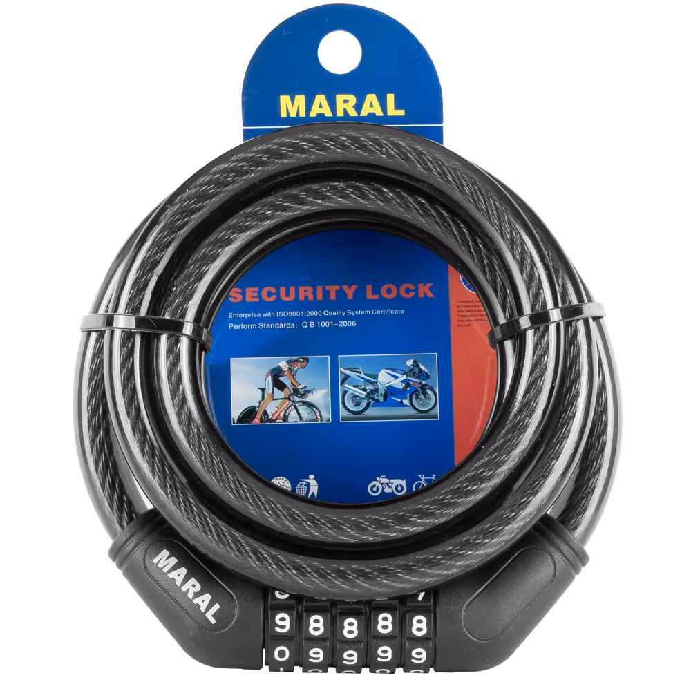 قفل رمزی 5 رقمی 12x1500mm مارال MARAL کد 5612