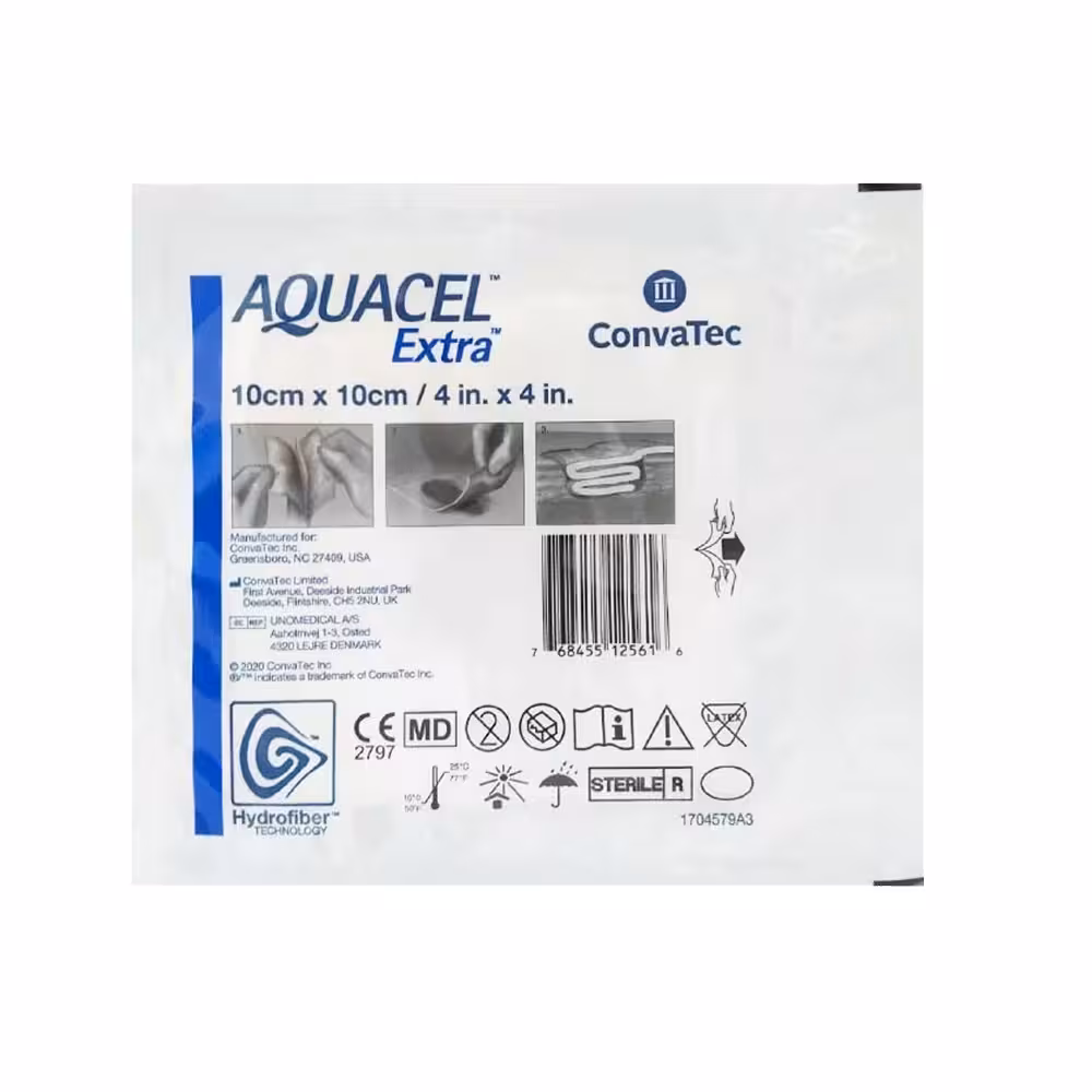 پانسمان هیدروفایبر فوق جاذب آکواسل اکسترا کانواتک (Convatec)