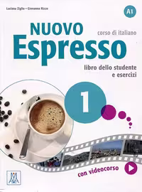 کتاب ایتالیایی نوو اسپرسو یک Nuovo Espresso 1 Libro Studente A1  DVD