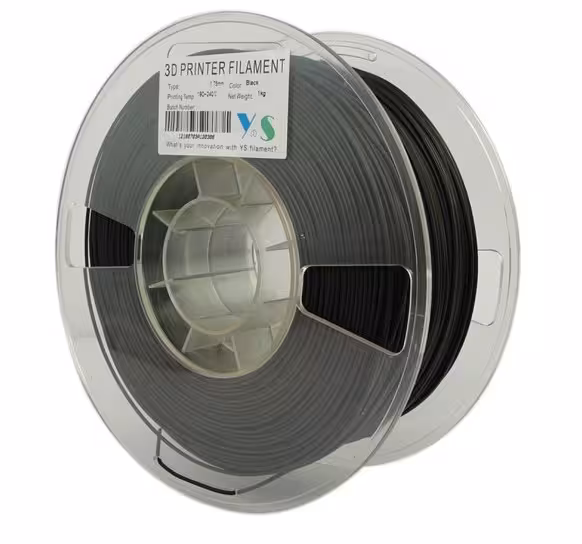 فیلامنت PLA یوسو مشکی قطر 1.75 یک کیلوگرمی ( YS Filament)
