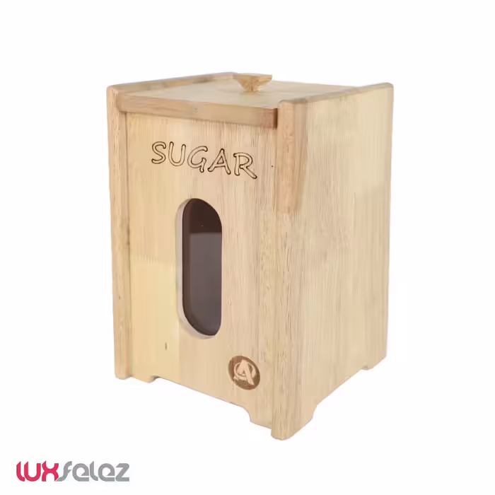 سطل قند عروس نوین مدل چوبی