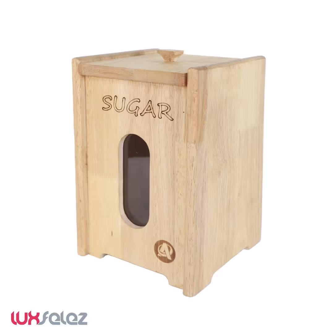 سطل قند عروس نوین مدل چوبی