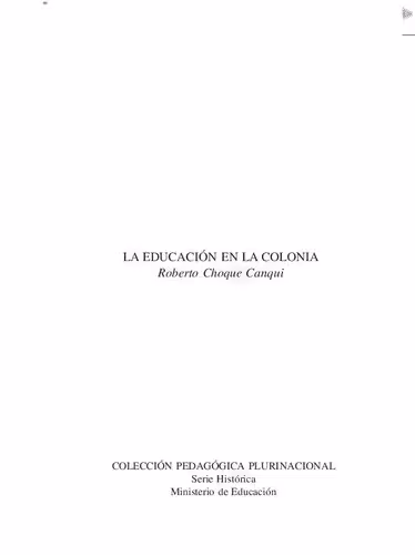 خرید و دانلود نسخه کامل کتاب La educación en la colonia
