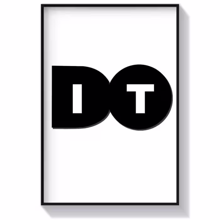 تابلو متن طرح Do It
