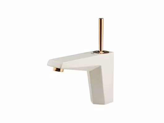 شیر روشویی ثابت شودر مدل تیفانی شیری طلا