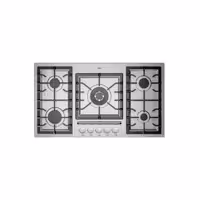 اجاق گاز استیل 5 شعله (multi step) کن مدل 518S