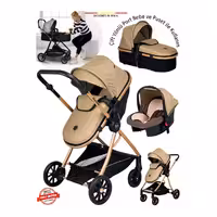 کالسکه کودک بیبی هوم Baby Home مدل 1010 Qool رنگ قهوه ای