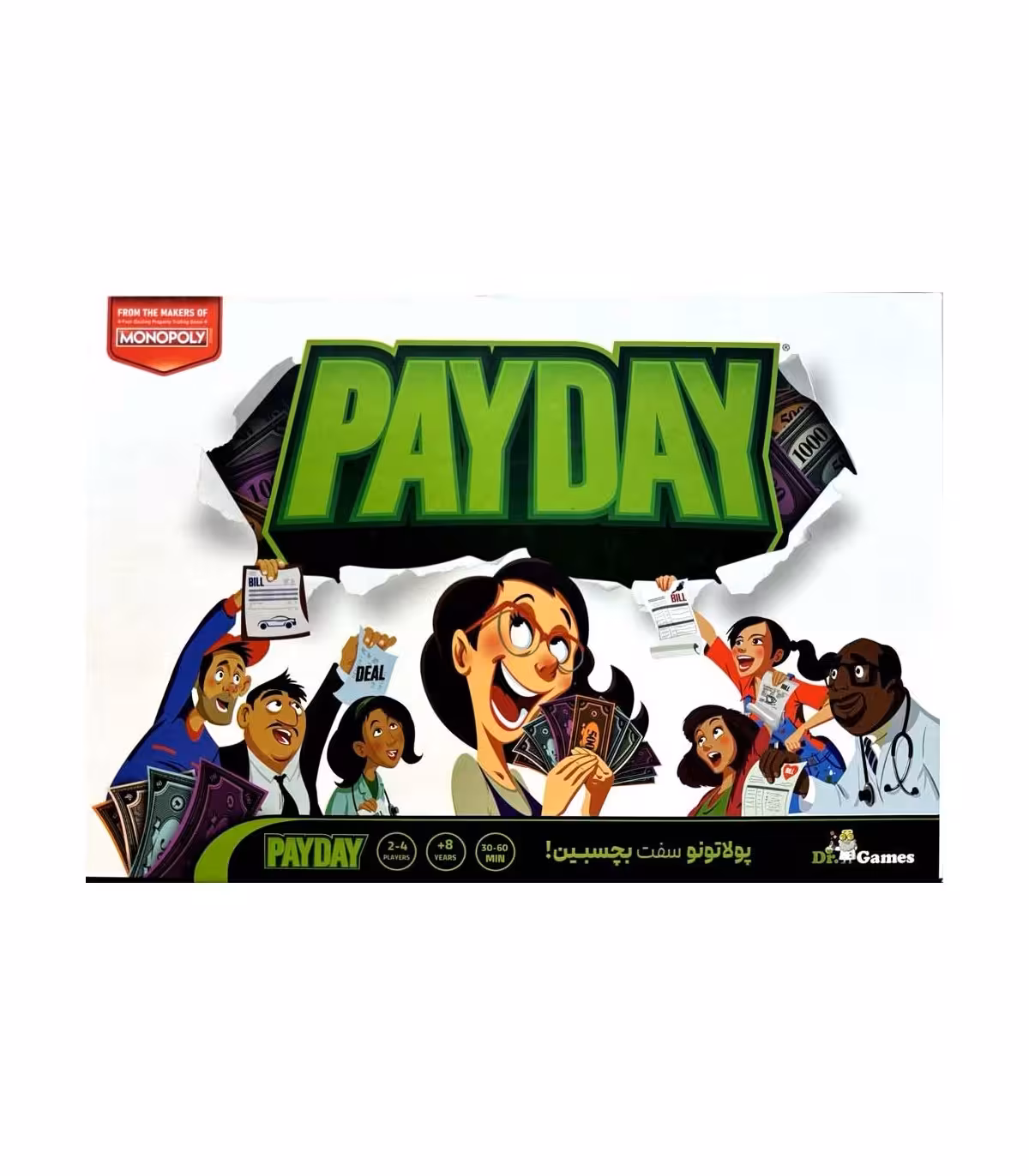 ☆بازی مونوپولی پی دی دکتر گیمز (نو، قسطی، با تخفیف)