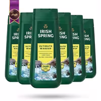 6 عدد شامپو بدن مردانه آیریش اسپرینگ Irish Spring مدل آرامش نهایی Ultimate Wakeup حجم 591 میلی لیتر  (اورجینال)