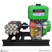 کارواش دیزلی سیار 200 بار اینترپمپ ایتالیا | موتور ETQ 12HP