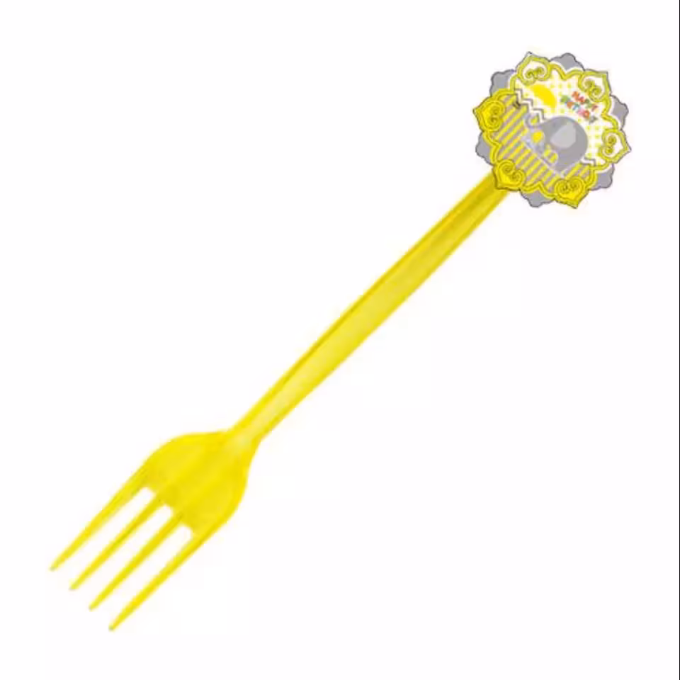 تم تولد چنگال تم فیل طوسی(پک 10عددی)