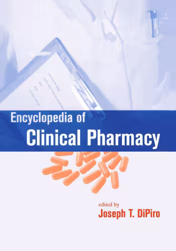خرید و دانلود نسخه کامل کتاب Encyclopedia of Clinical Pharmacy
