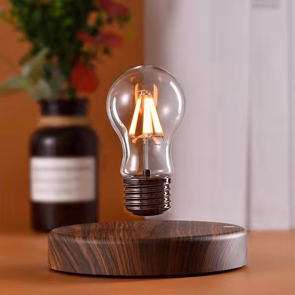 لامپ معلق پایه چوبی Magnetic Lamp