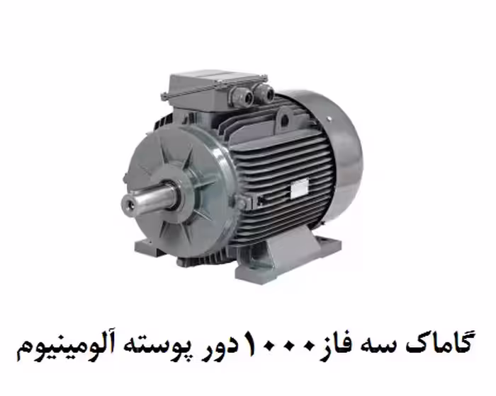 الکتروموتور گاماک 3KW سه فاز 1000 دور
