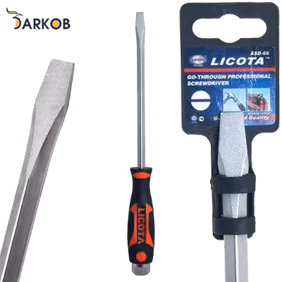 پیچ گوشتی دو سو ضربه خور لیکوتا مدل ASD-6620090-HT