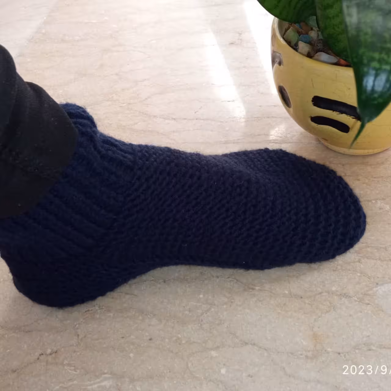 جوراب دست بافت کاموا اعلا