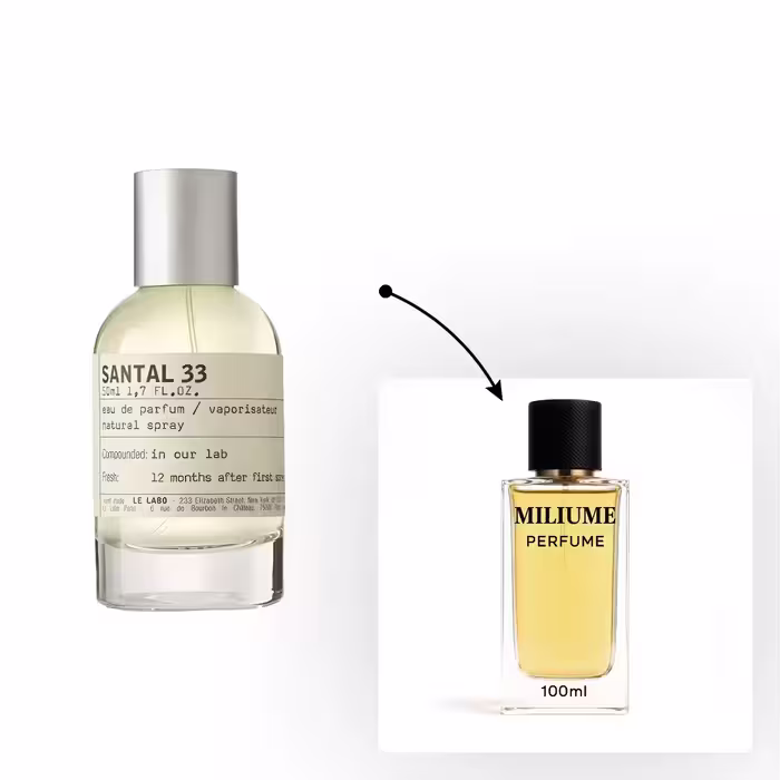 اسانس عطر Le Labo Santal 33 برند gemini - کد 2056 - له لابو سانتال 33 100ML - میلیوم پرفیوم