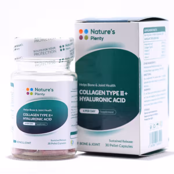 قرص کلاژن نوع 2 و هیالورونیک اسید نیچرز پلنتی | قیمت و خرید