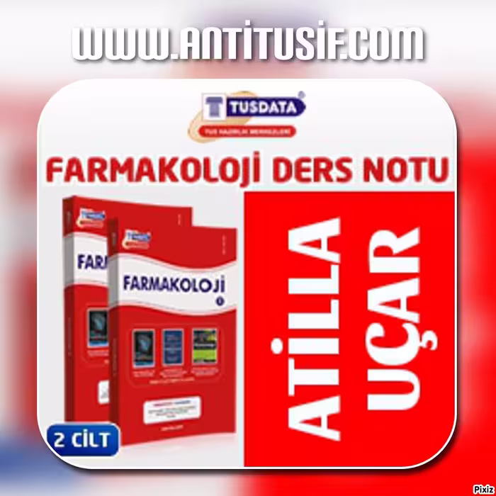 خرید و دانلود نسخه کامل کتاب Tus Ders Notu - Farmakoloji 2Cilt