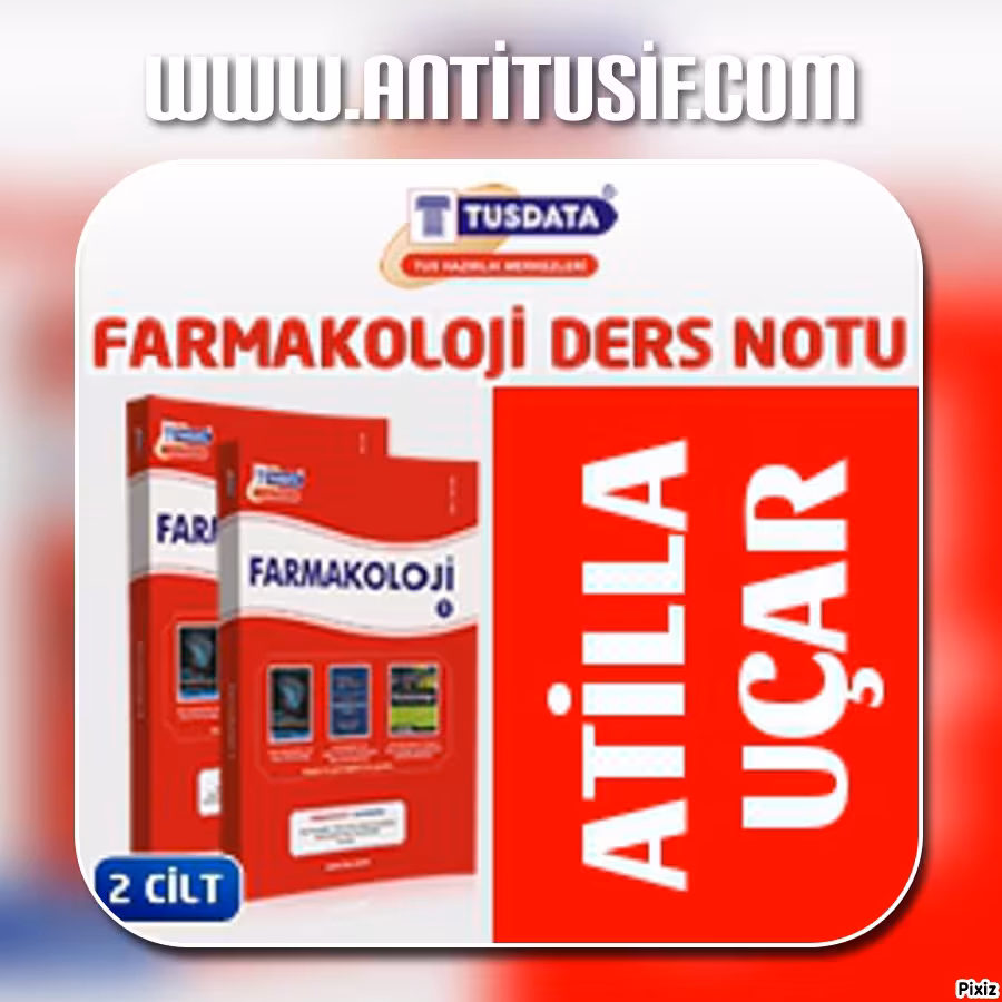 خرید و دانلود نسخه کامل کتاب Tus Ders Notu - Farmakoloji 2Cilt