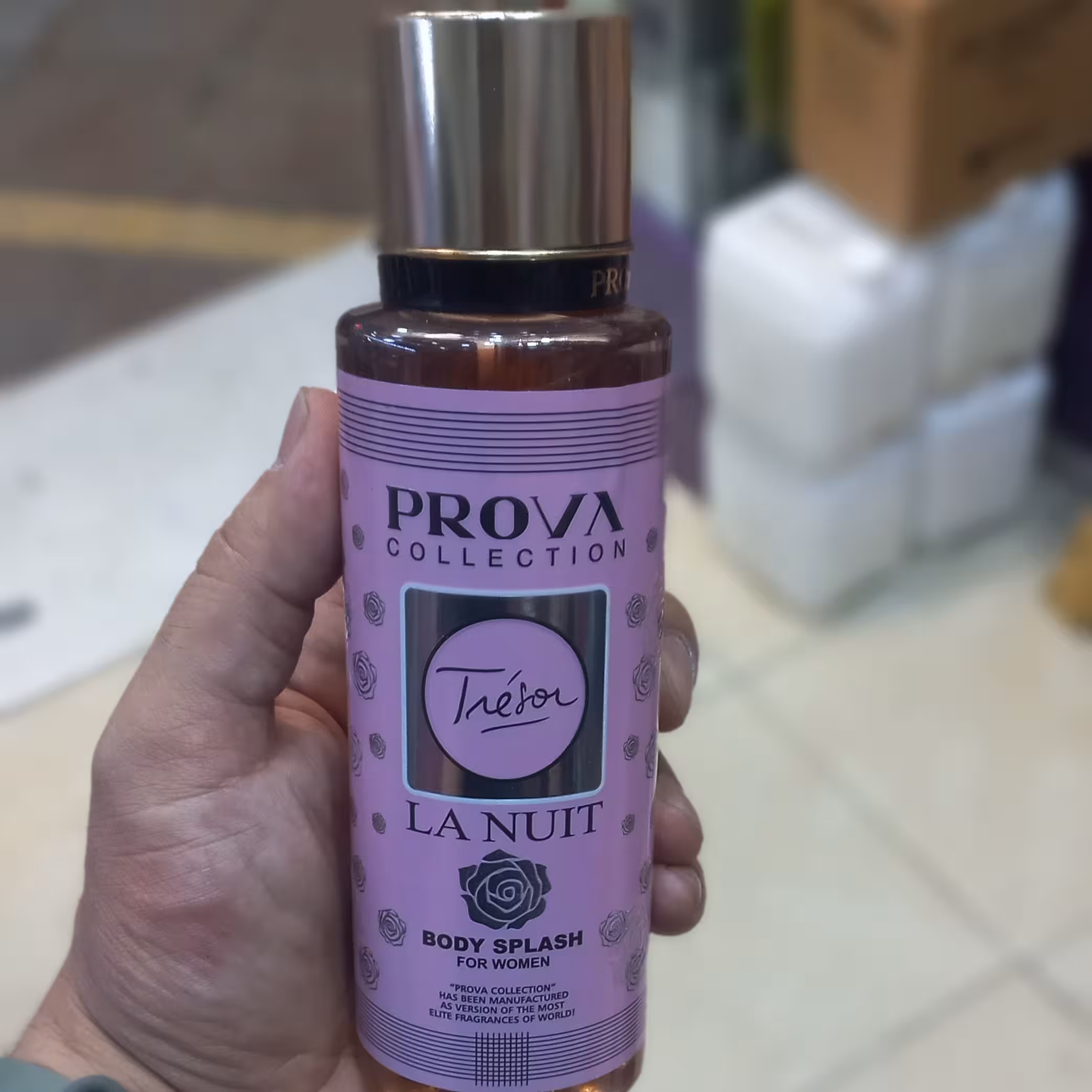 بادی اسپلش اسپری خوشبو کننده با رایحه له نوییت برند پروا prova مدل La nuit