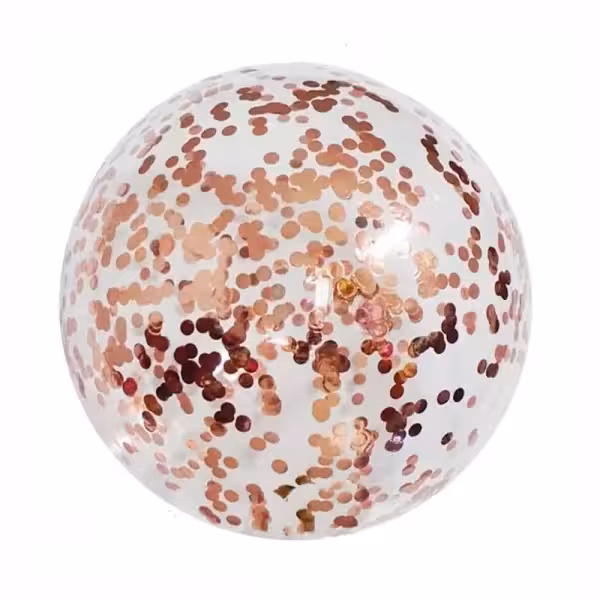 بوبوبالن پولکدار رزگلد 24 اینچ