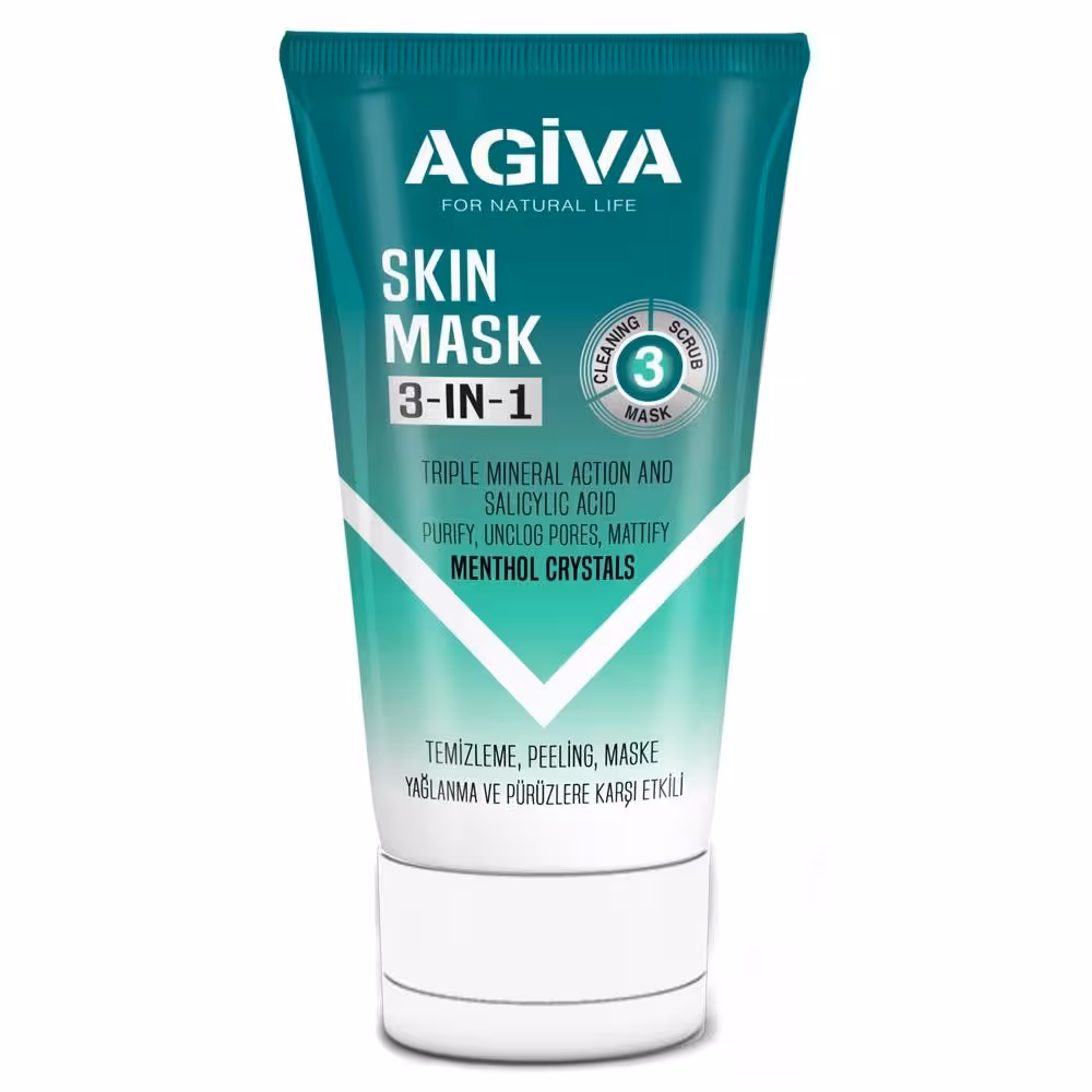 ماسک صورت 3 در 1 آگیوا حجم 150 میل