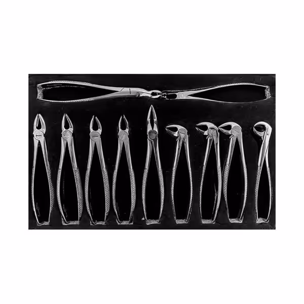ست فورسپس اناتومیک 11 عددی دنتال دیوایسDental Devices