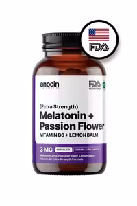 قرص ملاتونین anocin بسته 60 عددی
